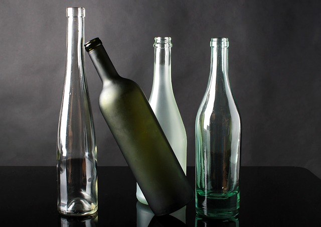 skleněné láhve